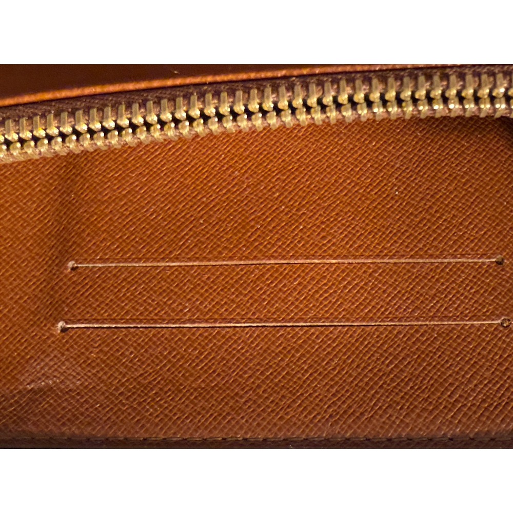 Louis Vuitton Zippy Wallet Monogram Canvas Brown Long Zip Around Wallet Spain - Picture 10 of 15
